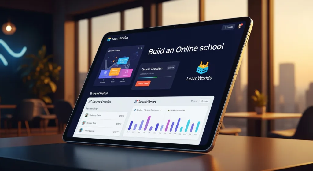 build an online school with LearnWorlds