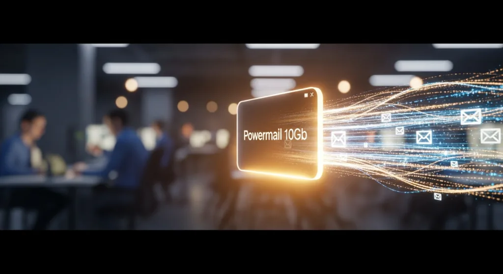 how to migrate email to powermail 10gb