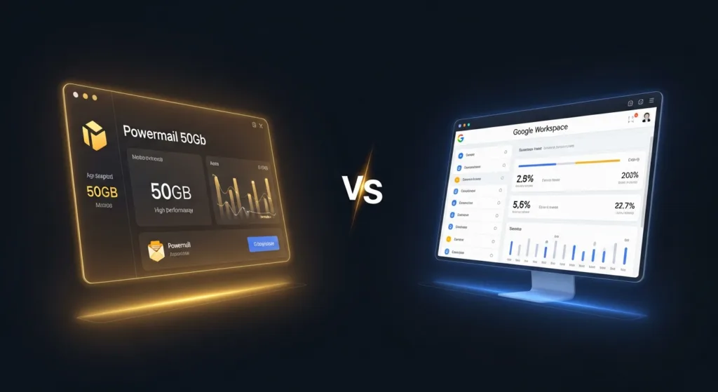 Powermail 50Gb vs Google Workspace
