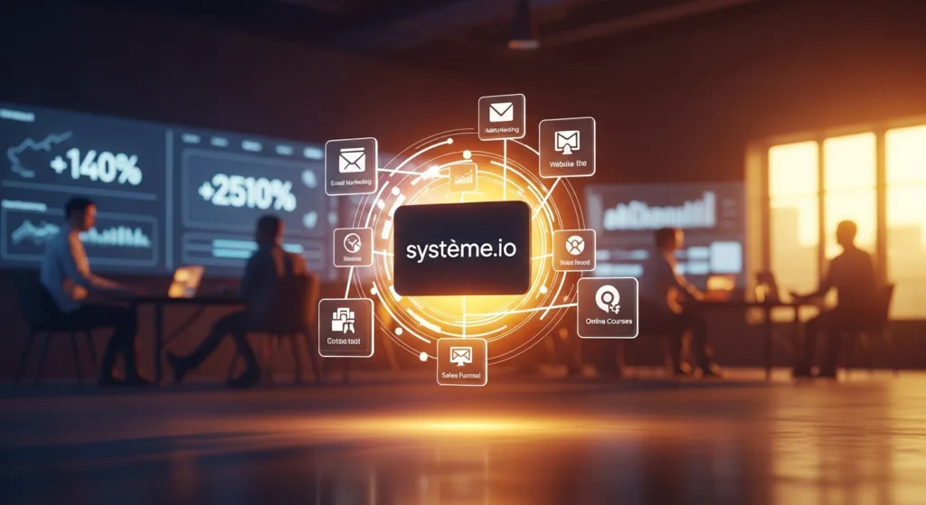 consolidate marketing stack with systeme.io